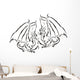 Dragon Abstract Wall Decal