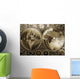 World map on old paper Wall Mural