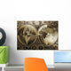 World map on old paper Wall Mural