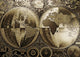 World map on old paper Wall Mural