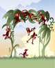 Little Monkeys Wall Mural