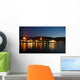 Night Scene Rhine Wall Decal