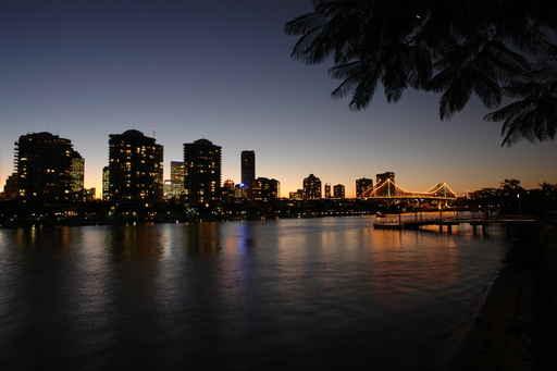 Brisbane Night Wall Decal