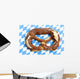 Original Bavarian Oktoberfest Pretzel - Wiesnbrezn Wall Mural