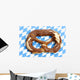 Original Bavarian Oktoberfest Pretzel - Wiesnbrezn Wall Mural
