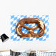 Original Bavarian Oktoberfest Pretzel - Wiesnbrezn Wall Mural