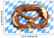 Original Bavarian Oktoberfest Pretzel - Wiesnbrezn Wall Mural