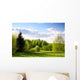 Sunset Spring Forest Wall Decal Design 1