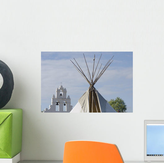 Teepee Mission San Juan Wall Decal