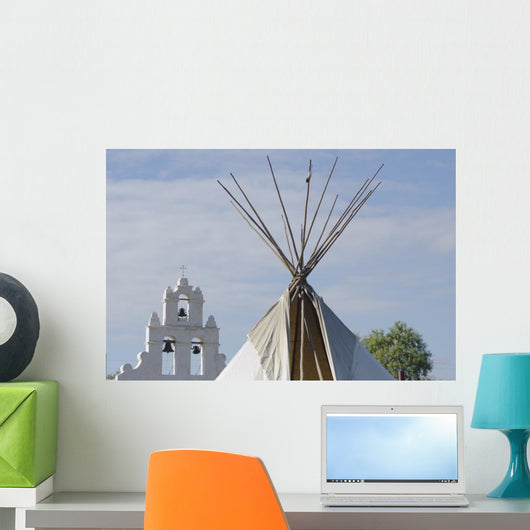 Teepee Mission San Juan Wall Decal