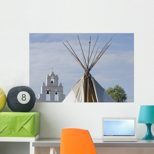 Teepee Mission San Juan Wall Decal