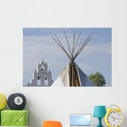 Teepee Mission San Juan Wall Decal