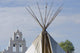 Teepee Mission San Juan Wall Decal