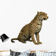 Wild Leopard Sitting Wall Decal