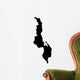 vector map of Malawi Wall Decal
