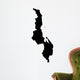 vector map of Malawi Wall Decal