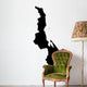 vector map of Malawi Wall Decal