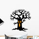 Spooky tree silhouette Wall Decal