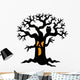 Spooky tree silhouette Wall Decal