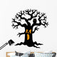 Spooky tree silhouette Wall Decal