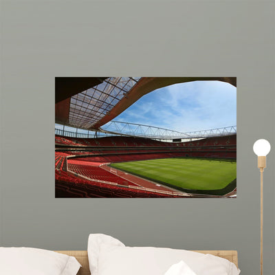 Football Stadium Karl Osullivan Wall Decal shown on a wall