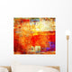 Hand-painted background. SELF MADE. Wall Mural