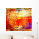 Hand-painted background. SELF MADE. Wall Mural
