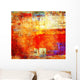 Hand-painted background. SELF MADE. Wall Mural