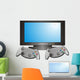TV and Gaming Console Wall Decal