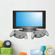 TV and Gaming Console Wall Decal