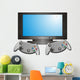TV and Gaming Console Wall Decal