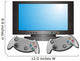 TV and Gaming Console Wall Decal