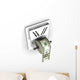 Dollar Toilet Paper Wall Decal