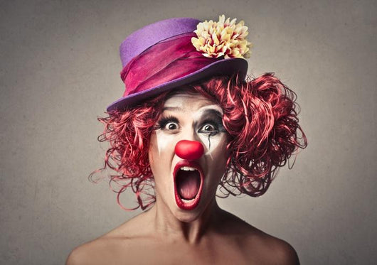 Surprised Clown Wall Decal