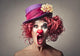 Surprised Clown Wall Decal
