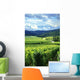 Vineyard and Small Village Wall Decal