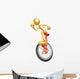 Unicycling Wall Decal