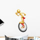 Unicycling Wall Decal
