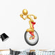 Unicycling Wall Decal