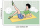 Fitness girl Wall Mural