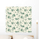 Green Fish Over Beige Wall Decal