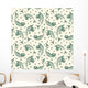 Green Fish Over Beige Wall Decal