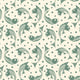 Green Fish Over Beige Wall Decal