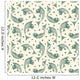 Green Fish Over Beige Wall Decal