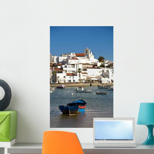 Fishing Boat with Ferragudo Wall Decal
