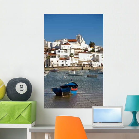 Fishing Boat with Ferragudo Wall Decal