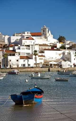 Fishing Boat with Ferragudo Wall Decal
