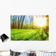 Green Forest Wall Decal
