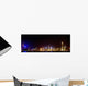 Illuminated Skyline Hong Kong Wall Decal Design 1