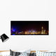 Illuminated Skyline Hong Kong Wall Decal Design 1